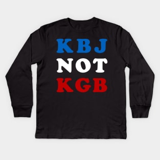 KBJ not KGB Kids Long Sleeve T-Shirt